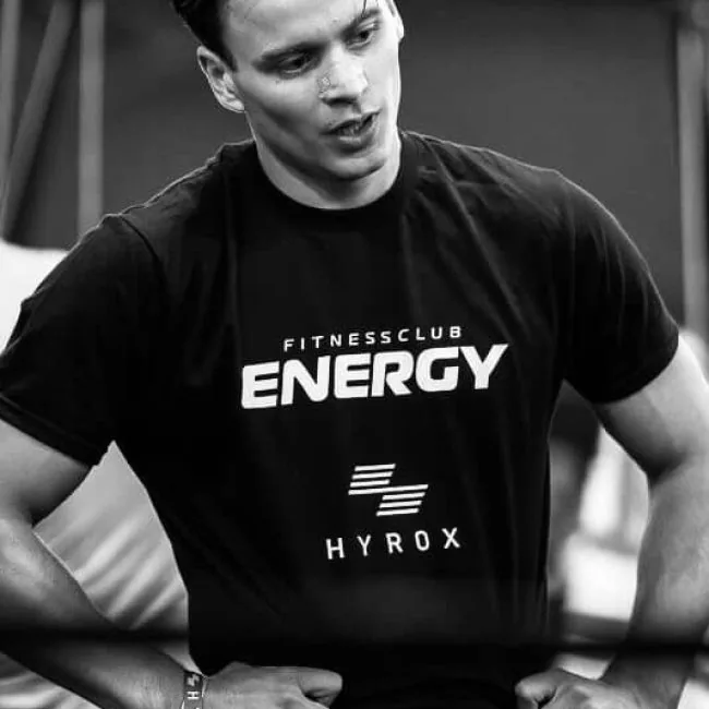 Ronan Broers, trainer bij Fitnessclub Energy